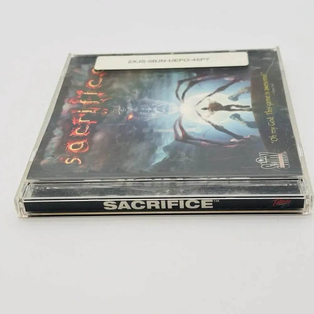 SACRIFICE PC Game CD-Rom 2000 WIN 95/95/XP Complete Very Good Condition